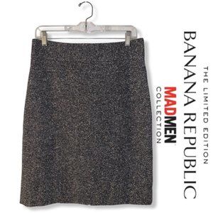 NWT Black & white tweed pencil skirt